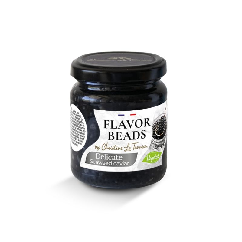 Delicate Plant-Based Caviar Pearls